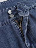 Bleached Pocket Cargo Jeans-Outfit
