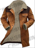 Fongt Autumn And Winter Men's Coat Velvet Jacket Multi-Pocket Coat 11-Colored Dorma
