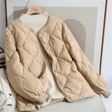 Winter Solid Down Cotton Jacket Women Lightweight Female Loose Cotton Padded Jacket Casual Puffer Jacket Women