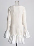 French First Love Dress 2025 New Shenzhen Nanyan Oil Fashion Collar Horns Sweet Style Dress Women's