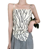 Temperament Casual Vest Women Summer New Korean Version Of The Retro Bow Strap Sling Wearing Sleeveless