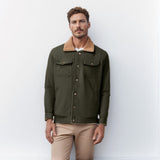 Fongt And Winter Men's Jacket With Velvet Cotton Work Clothes Casual Jacket Jacket