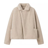 Fongt Explosion Women's Street Fashion Collared Wool Coat