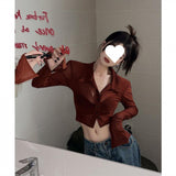 Button Front Cropped Sheer Long Sleeve Blouse-Outfit