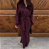 Fongt 2025 New Women's Loose Casual Comfortable Denim Dress Suit