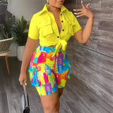Fongt New Women's Three-Dimensional Pocket Shorts