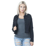 Spring New Small Sweet Wind Jacket Female Short Money Slim Retro Temperament Short Denim Coat-Outfit