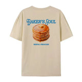 Pancake Printed Graphic Tee-Outfit