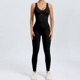Fongt Adjustable Shoulder Strap Yoga Dance Belly Peach Hip Sports Stretch Tight Suit-Outfit