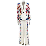 Fongt New Star Fashion Fresh Digital Printed Suit Jacket Set Two Sets