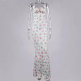 Sleeveless Sexy Backless Party Club Tie Front
