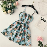 New Coming Off Shoulder Ruffle Dot summer Dress women white strap chiffon beach Boho party sexy dresses vestido