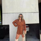 Fongt Women's Clothing In Autumn 2025 Fashion Solid Color Long-Sleeved