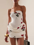 Spring 2025 New Sexy Fish Bone Splicing Design Feeling Slim Thin Three-Dimensional Folding Braided Hip-Buff