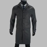 Fongt European Version Of The New Hair, The Man's Coat, The Long Coat Ebay Bursts Of Large Code Single Buckle