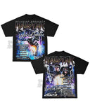Pattern Retro Style Original Gothic Hip Hop Animation Printing Oversized T-Shirt Loose Casual Short Sleeves For Men And Women-Outfit