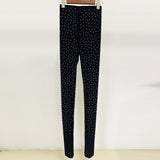 Fongt New Star Fashion Hot Diamond Elastic High-Necked Bottom Shirt 褶皱半裙 Trousers