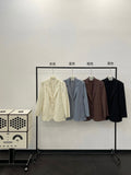 [Daihe] Early Autumn New Leisure Lapel Easy Simple Pure Color Match Thin Suit Jacket H7380-Outfit