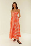 Fongt Summer New Women's Wear Temperament Casual One-Word Collar Halter Dress 88167-Outfit