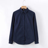 New Slim Office Blouse Women Tops Long Sleeve Cotton Casual Female Work Wear White Office