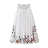 Cotton Shirt 5107046 Embroidered Skirt 5107050 Set-Outfit