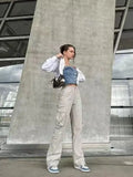 Summer Casual Army Green Overalls Hot High