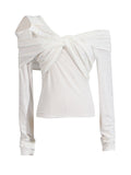 Fongt Women's 2025 Spring New Fashion Personality Trend St. Cessed Long Sleeves And Shoulder