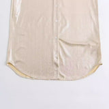 The Spring Of 2024, The New Style Is Specially Designed For Casual Loose Gilded Casual Shirts.-Outfit