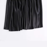 Spring Style Spliced Slim Velvet Suspender Dress 9462662-Outfit