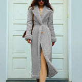 Fongt Winter New Products Thick Women's Coat Wish Lengths Warm Coat European Version Of Large Anti-Freeze Cotton Coat