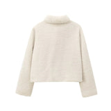 Fongt Women's Clothing Explosion Grab Short Coat