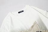 Star Patch Oversized Short Sleeve Tee-Outfit