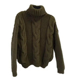 Knitted Turtleneck Pullovers Casual Soft Jumper Fashion Long Sleeve