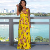 Casual High Waist V-Neck Back Sleeveless Holiday