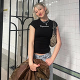 Compassionate Short-Sleeve Black Tee-Outfit