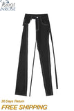Patchwork Jeans Pants Women Straight Jeans High Waist Streetwear Y2k Retro Pants Casual Ladies Denim Wide Leg Trouser