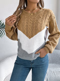 Shooting 2025 Autumn And Winter Casual Lantern Sleeve Knitted Jacket