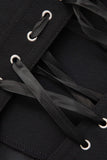 V Hem Tie Back Corset