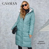 Winter Coats Women Multicolor Classic Design Long Hooded Thickened Warm Down Jacket Casual Pocket Ladies Parka