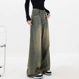 Vintage Wash Distressed Boyfriend Jeans-Outfit