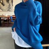 Women's Turtleneck Sweater Oversize Solid Long Batwing Sleeve Female Pullover Jumper 2021 Autumn Winer Ladies