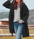 Fongt Autumn And Winter Station Long Hair Women's Coat Multi-Color Multi-Code Hooded Coat Outdoor Leisure