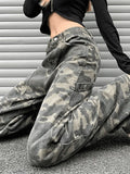 Green Camo Washed Cargo Jeans-Outfit