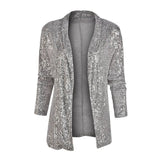 Fongt 2025 New Sleeve Long Sleeve Temperament Long-Sleeved Small Suit Collar Solid Color Coat