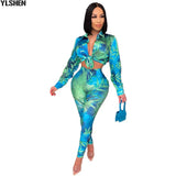 2 Two Piece Set African Sets For Women New African Print Elastic Bazin Skinny Pants Rock Style Dashiki Famous Suit Lady