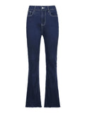 Classic High Waist Flare Jeans-Outfit