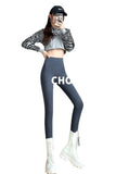 Fongt Shark Pants Female Summer Tight Belly And Butt Sports Leggings Yoga