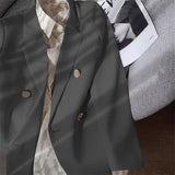 Fongt And Autumn Small Suit Jacket Female 2024 New Korean Version Net Red Temperament Small Purple Pink Suit Female-Outfit