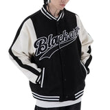 Retro Bomber Jacket Letter Embroidery 2021 Autumn Men Women Street Loose Wild Baseball Uniform Jacket Couple Y2k