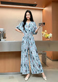 Printed Jumpsuit-Outfit